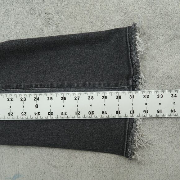 KanCan Jeans Junior's Size 11/29 Gray High-Rise Bootcut Denim 31" Inseam Stretch - Picture 6 of 16